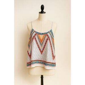 Jealous Tomato Tribal Print Cami Top Size S